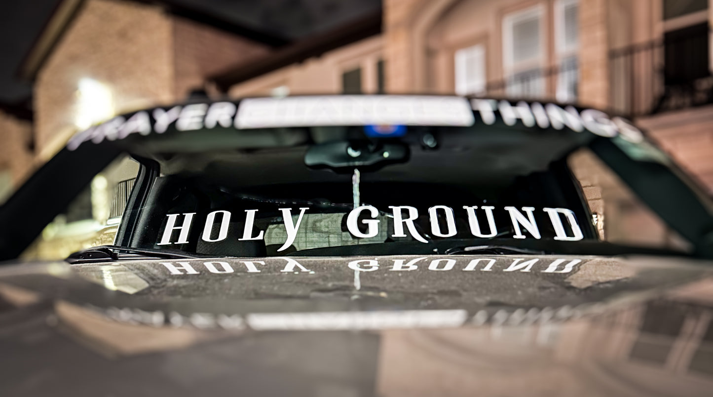 HOLY GROUND DECAL