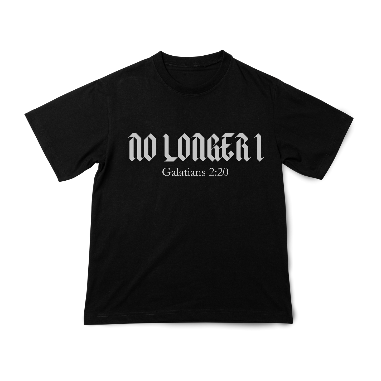 No Longer I - LIMITED EDITION T-Shirt black with white print
